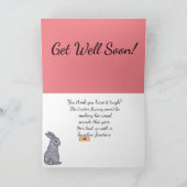 "Hare-Line"-breuk" Bedankkaart (Binnen)