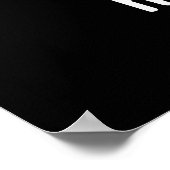 Hare-llo Daar Funny Hare Rabbit Pun Dark BG Poster (Hoek)