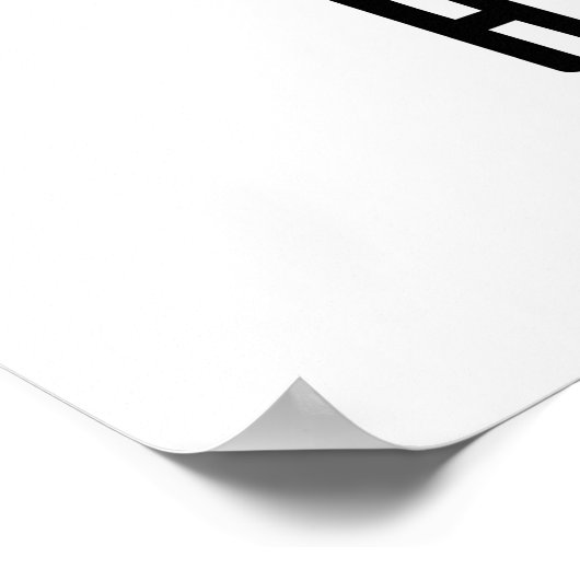 Hare-llo Daar Funny Hare Rabbit Pun Poster (Hoek)