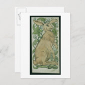 Hare (m/v op papier) briefkaart (Voorkant / Achterkant)