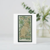 Hare (m/v op papier) briefkaart (Staand voorkant)