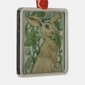 Hare (m/v op papier) metalen ornament (Rechts)