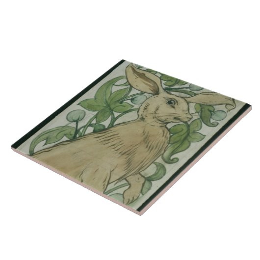 Hare (m/v op papier) tegeltje (Zijkant)