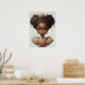 Hare Majesteit, de Koningin van het Poster van de (Keuken)