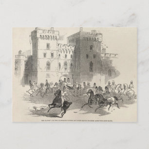 Hare Majesteit en haar Verlichtingsbezoekers Briefkaart