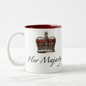 Hare Majesteit, Hare Hoogheid Tweekleurige Koffiemok (Links)