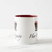 Hare Majesteit, Hare Hoogheid Tweekleurige Koffiemok (Center)