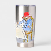 Hare Majesteit, Koningin Elizabeth II Geïsoleerde Drinkbeker (Achterkant)