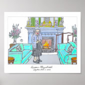 Hare Majesteit, Koningin Elizabeth II Poster (Voorkant)