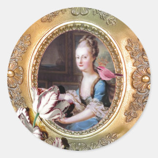 Hare Majesteit, Koningin Marie Antoinette, Ronde z Ronde Sticker