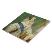 Hare Majesteit, Koningin Victoria (1819-19) Tegeltje (Zijkant)