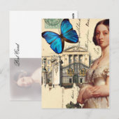 Hare Majesteit Koningin Victoria Briefkaart (Voorkant / Achterkant)