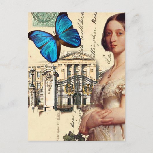 Hare Majesteit Koningin Victoria Briefkaart (Voorkant)