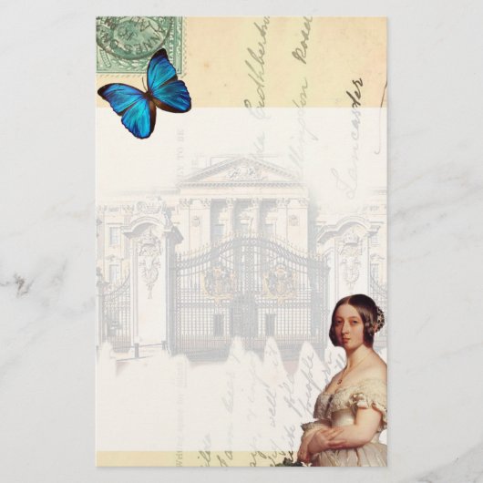 Hare Majesteit Koningin Victoria, persoonlijk Briefpapier (Voorkant)
