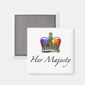 Hare Majesteit Magneet (Voorkant / Achterkant)
