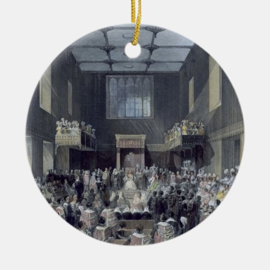 Hare Majesteit opent de Sessio Keramisch Ornament (Voorkant)