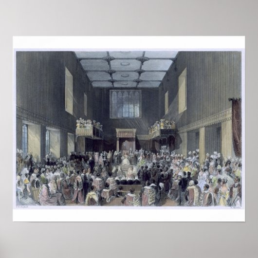 Hare Majesteit opent de Sessio Poster (Voorkant)