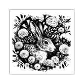 Hare Marigold Rubberstempel (Afrduk)