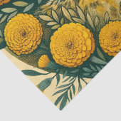 Hare Marigold Tissuepapier (Detail)