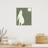 Hare Moon Poster (Keuken)