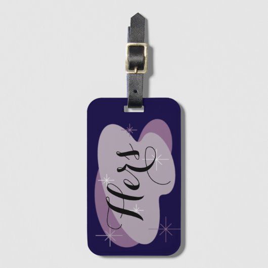 Hare of personaliseer je eigen persoon bagagelabel (Voorkant (verticaal))