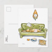 Hare op het briefkaart van de bank (Voorkant / Achterkant)