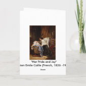 "Hare Pride and Joy"—Happy Moederdag Kaart (Achterkant)