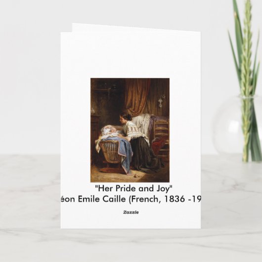 "Hare Pride and Joy"—Happy Moederdag Kaart (Achterkant)