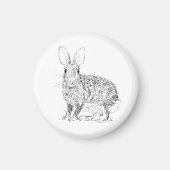 Hare / Rabbit Magneet (Voorkant)