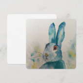 Hare Rabbit Waterverf Blue (Voorkant / Achterkant)