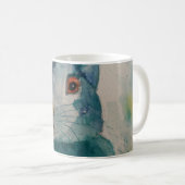 Hare Rabbit Waterverf Blue Koffiemok (Voorkant rechts)