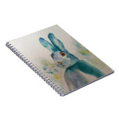 Hare Rabbit Waterverf Blue Notitieboek (Rechterzijde)