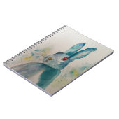 Hare Rabbit Waterverf Blue Notitieboek (Linkerzijde)