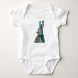 Hare Rabbit Waterverf Blue Romper
