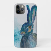 Hare Rabbit Waterverf Case-Mate iPhone Case (Achterkant)