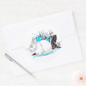Hare Ronde Sticker (Envelop)