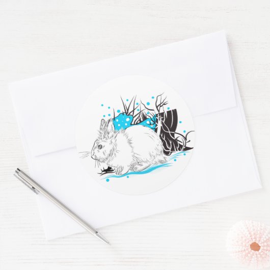Hare Ronde Sticker (Envelop)