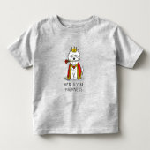 Hare Royal Highness Queen Westie Dog Kinder Shirts (Voorkant)