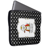 Hare Royal Highness Queen Westie Dog Laptop Sleeve (Voorkant Rechts)
