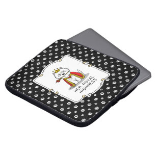 Hare Royal Highness Queen Westie Dog Laptop Sleeve