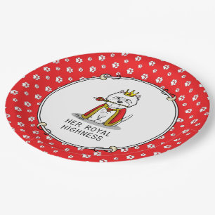 Hare Royal Highness Queen Westie Dog Papieren Bordje
