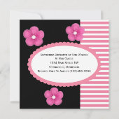 Hare Royal Highness w/Photo Birthday Invitation Kaart (Achterkant)