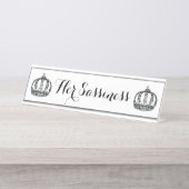 "Hare Sassiness" Bureau Naambordje (Voorkant)