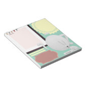 Hare Tea Pot Green Journal Notities Scrapbook Pape Notitieblok (Schuin)