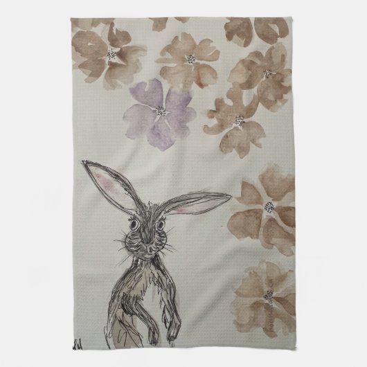 Hare Tea Towel Theedoek (Verticaal)