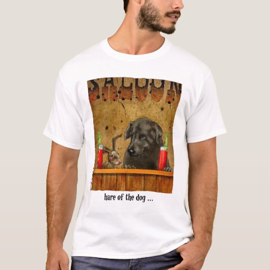 Hare van de hond t-shirt (Voorkant)
