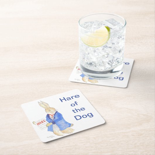 Hare van de hond van de baarmoeder kartonnen onderzetters (Insitu)