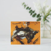 Hare van Lovis Corinth Briefkaart (Staand voorkant)