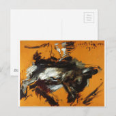 Hare van Lovis Corinth Briefkaart (Voorkant / Achterkant)