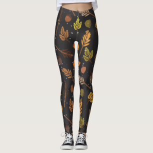 Hare Vier Seizoenen – Herfstpatroon Leggings